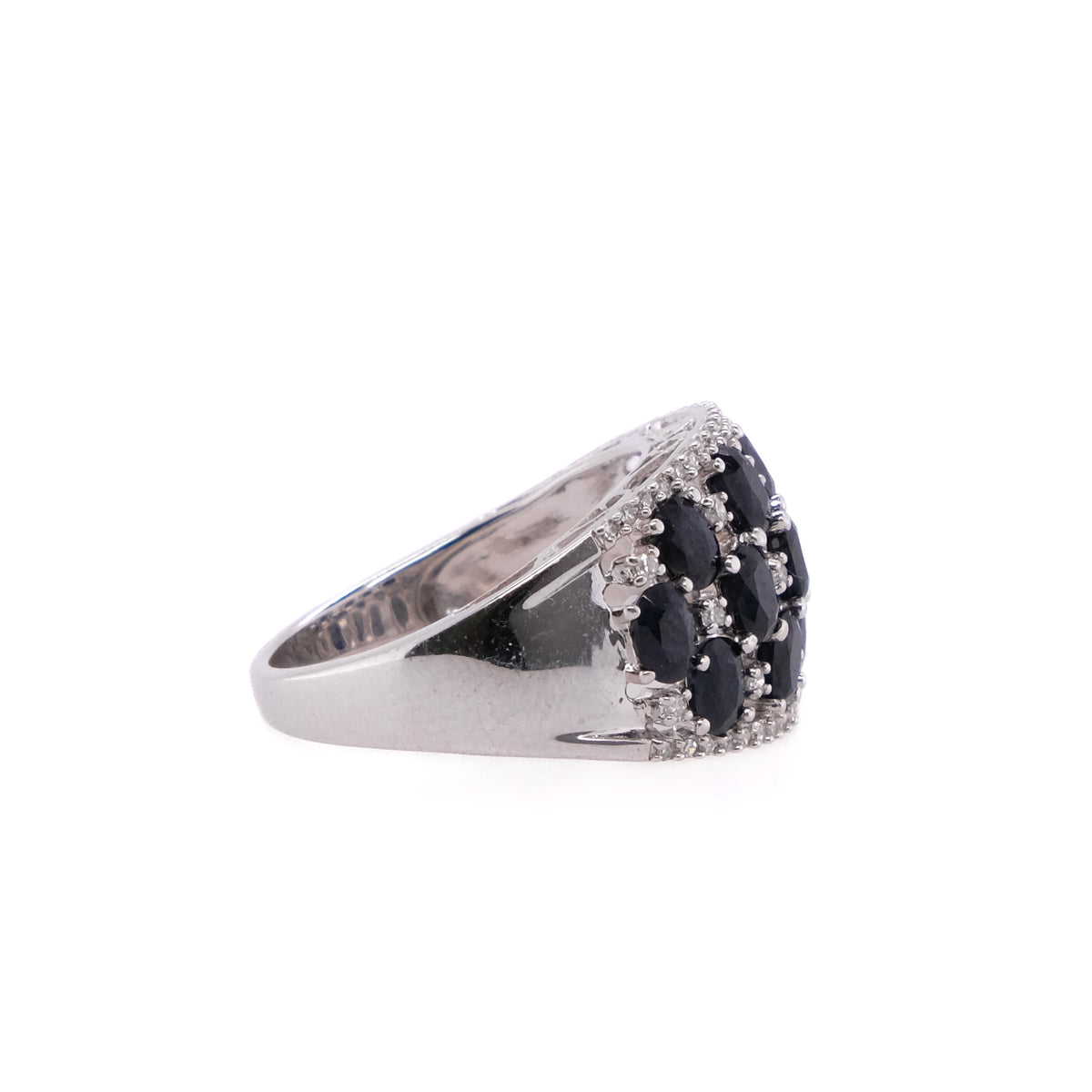 14k Sapphire & Diamond Ring