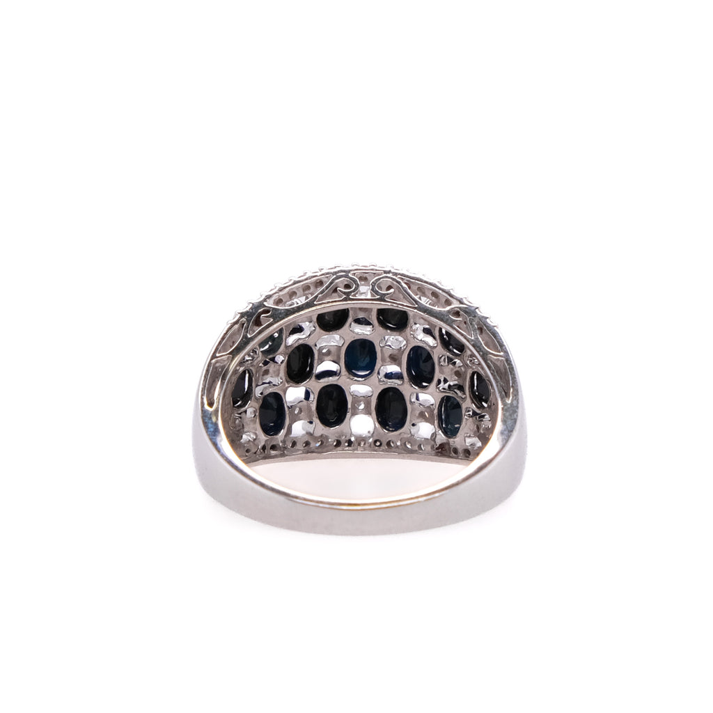 14k Sapphire & Diamond Ring