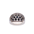 14k Sapphire & Diamond Ring
