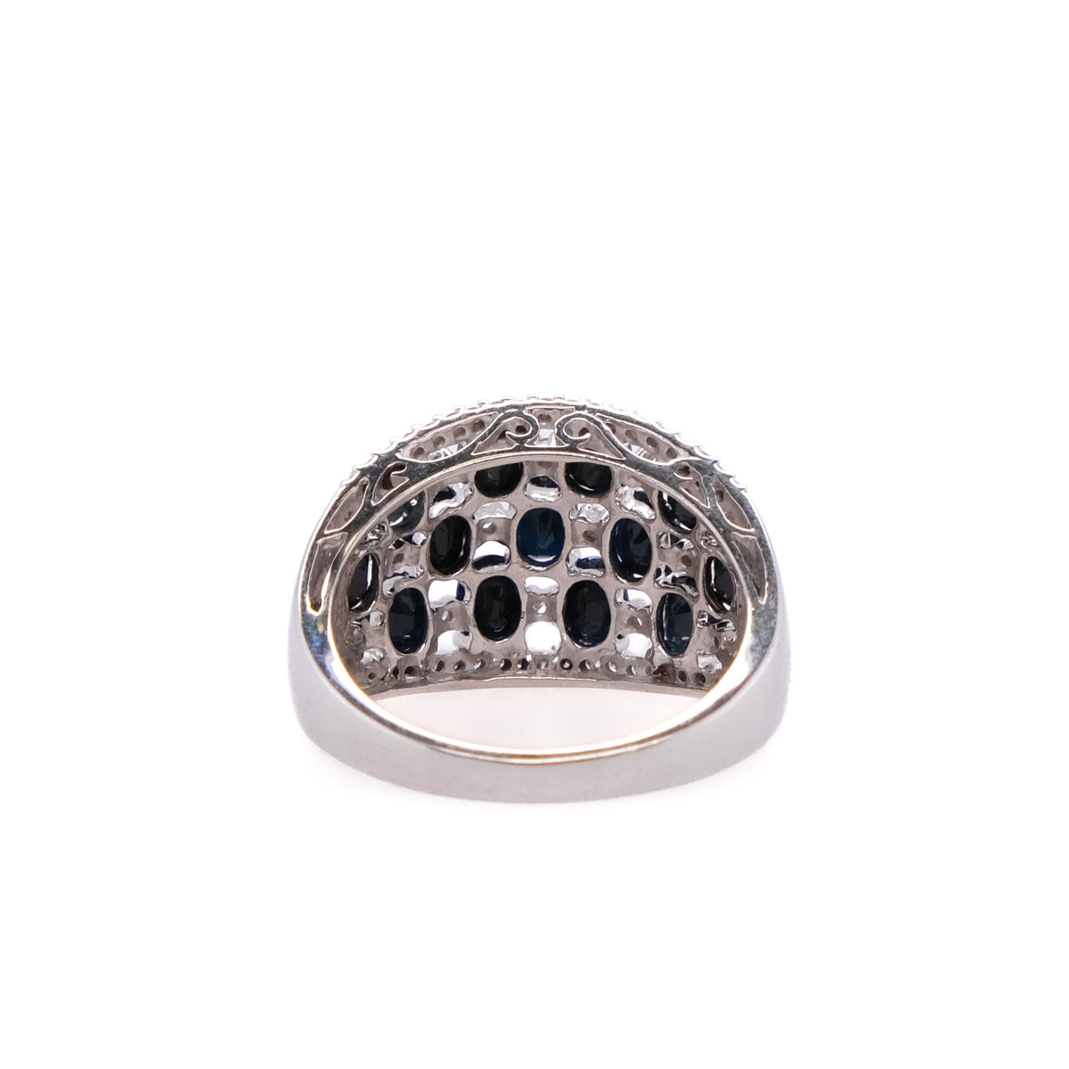 14k Sapphire & Diamond Ring