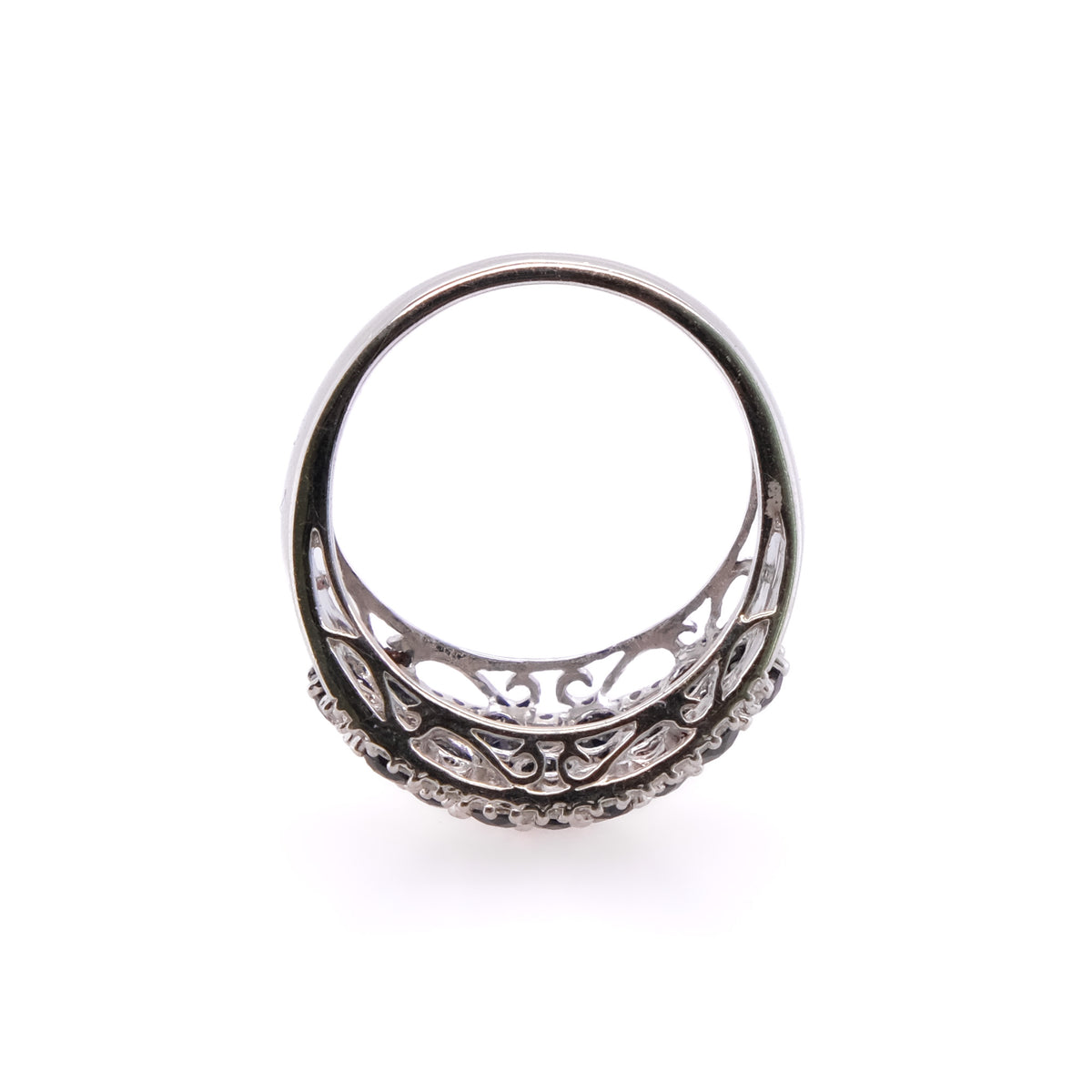 14k Sapphire & Diamond Ring