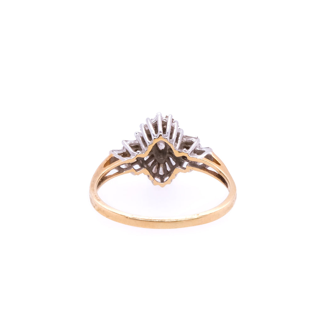 14k Marquise Diamond Ring