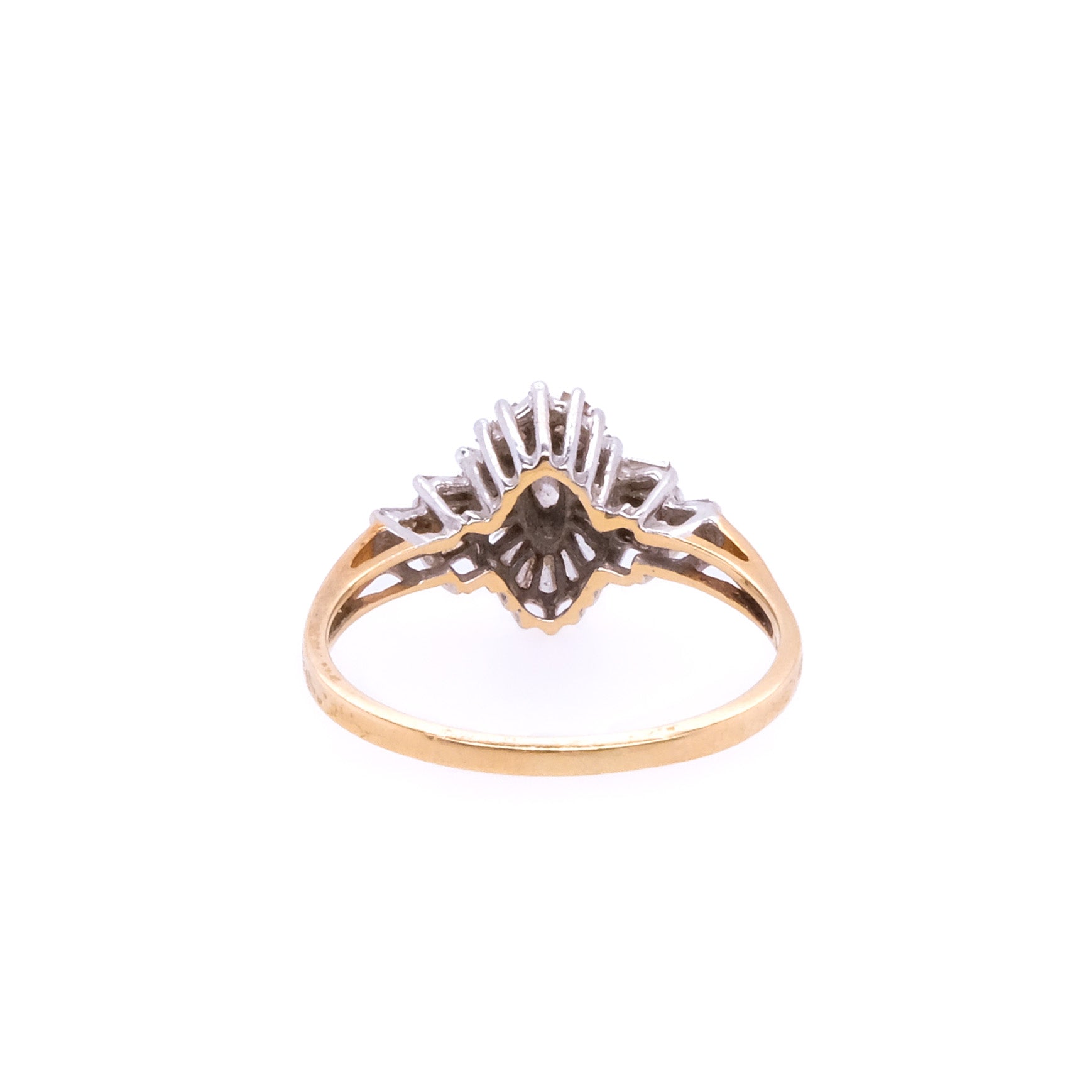 14k Marquise Diamond Ring