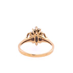 14k Diamond Cluster Ring