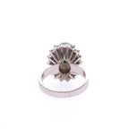 18k Jade & Diamond Ring