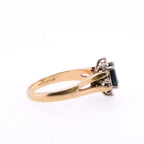 14k Sapphire & Diamond Ring