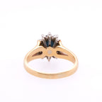 14k Sapphire & Diamond Ring