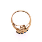 14k Sapphire & Diamond Ring