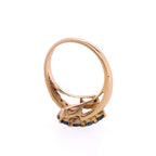 14k Sapphire & Diamond Ring