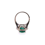 18k Emerald & Diamond Ring