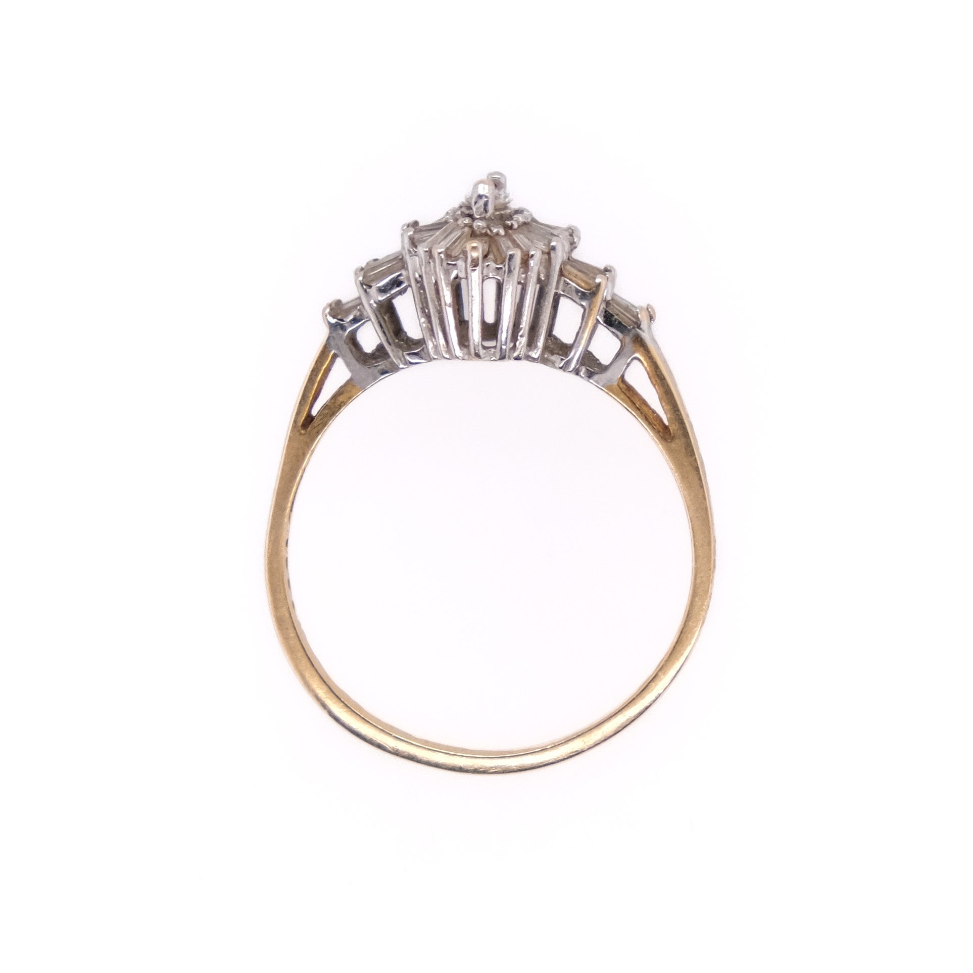 14k Marquise Diamond Ring