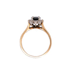 14k Sapphire & Diamond Ring
