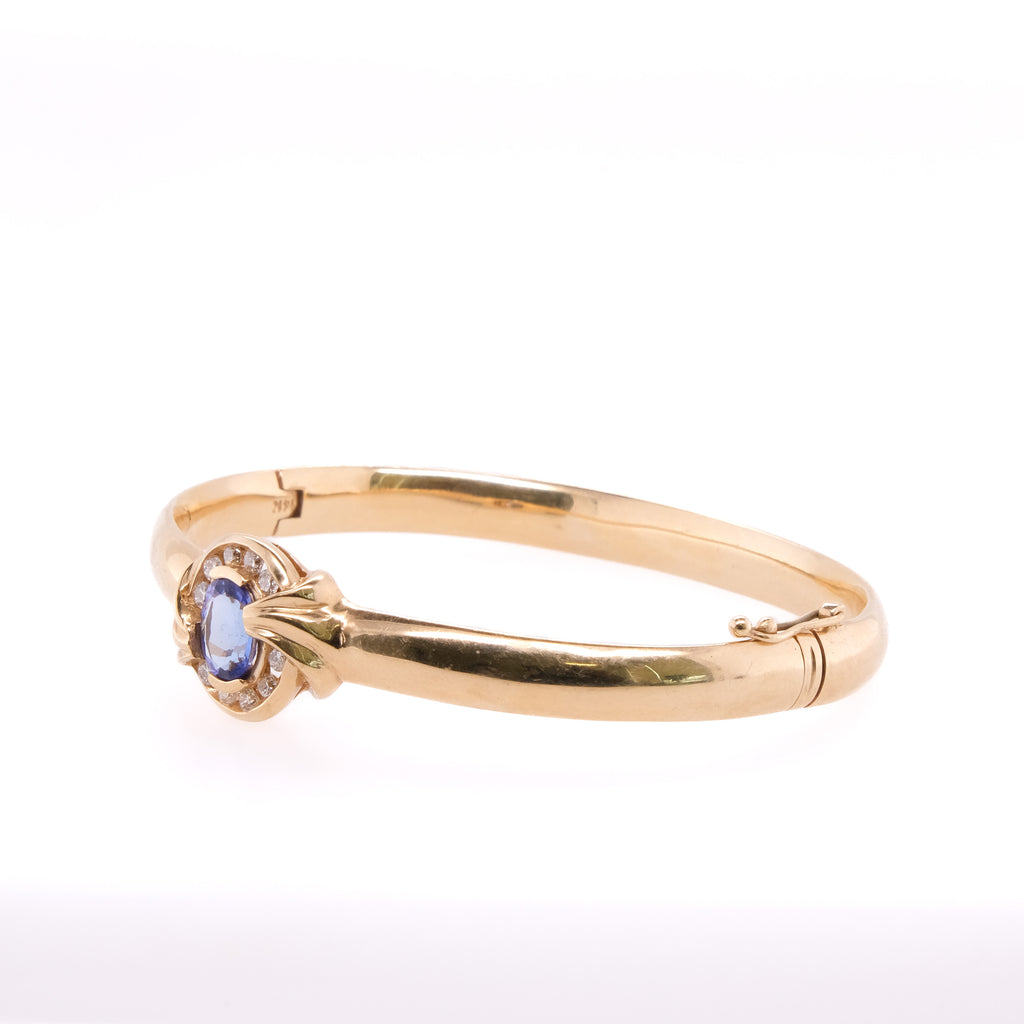 14k Tanzanite & Diamond Bracelet
