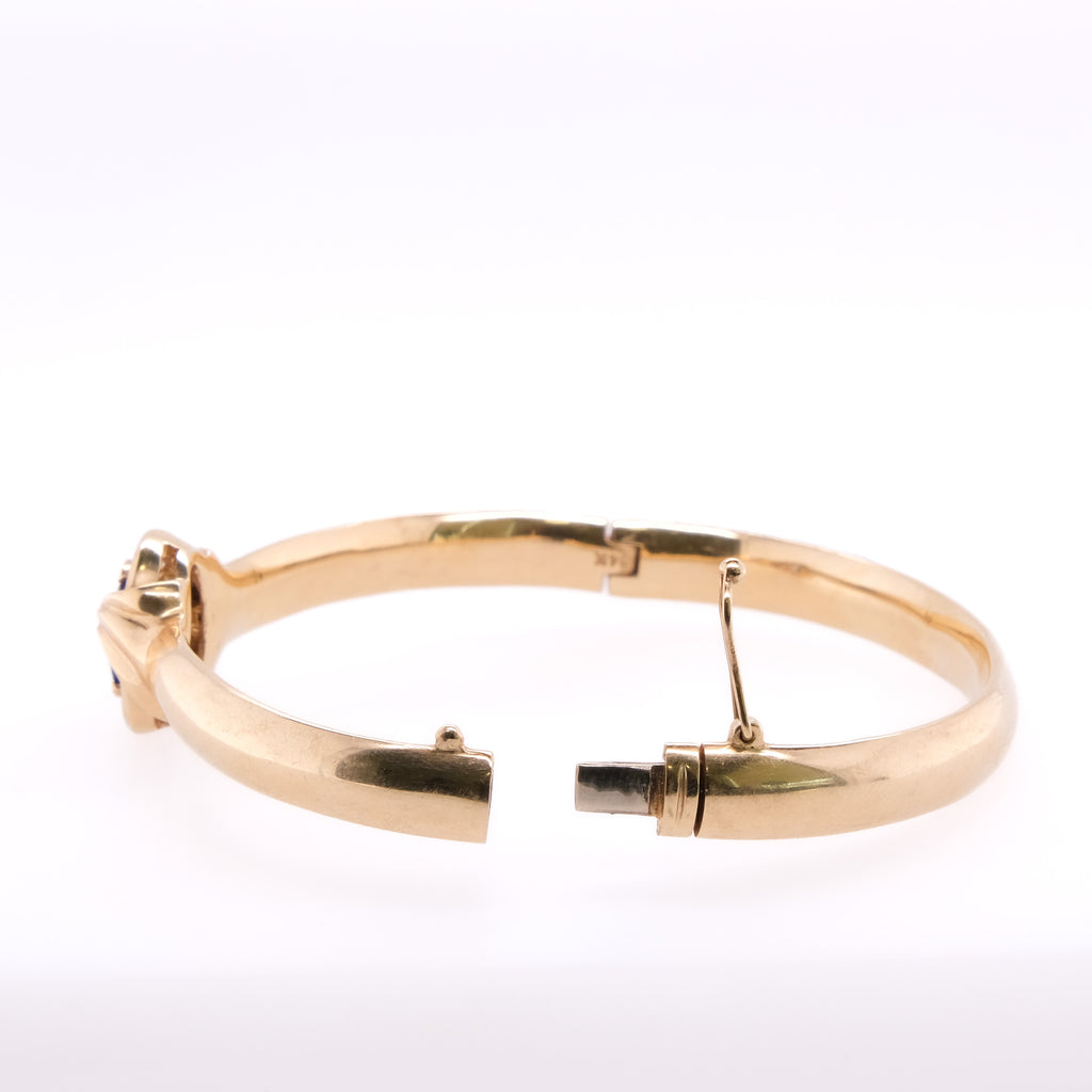 14k Tanzanite & Diamond Bracelet
