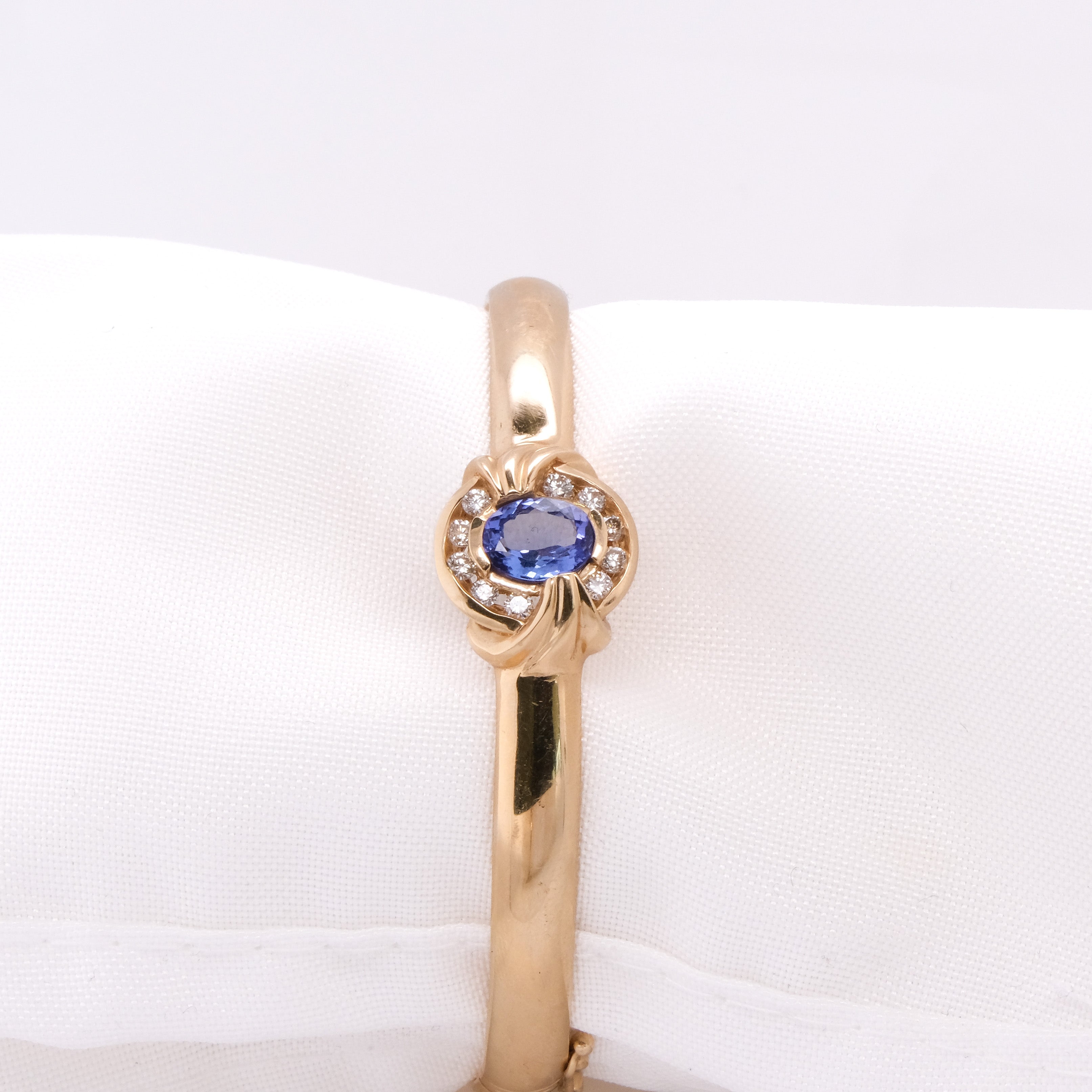 14k Tanzanite & Diamond Bracelet