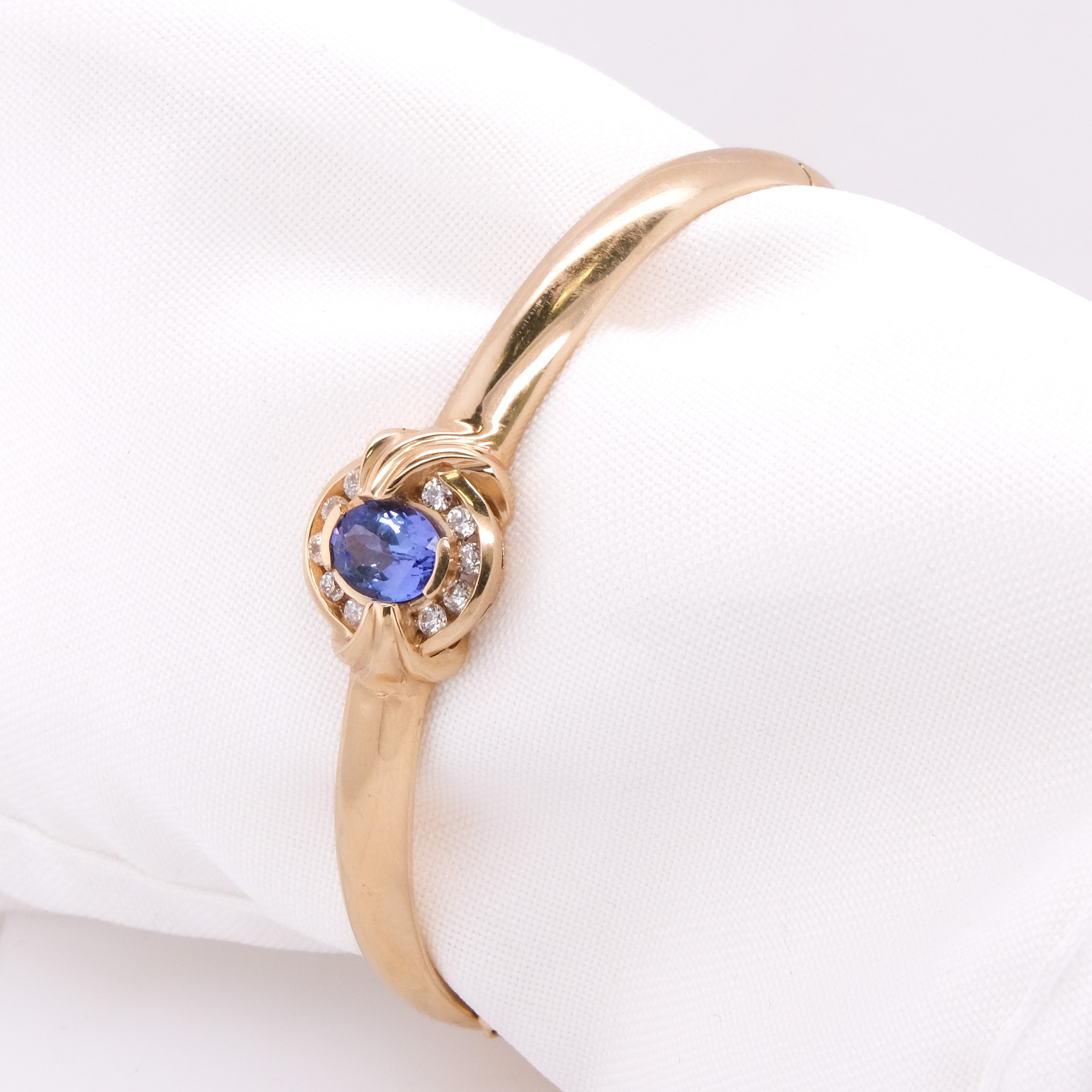 14k Tanzanite & Diamond Bracelet