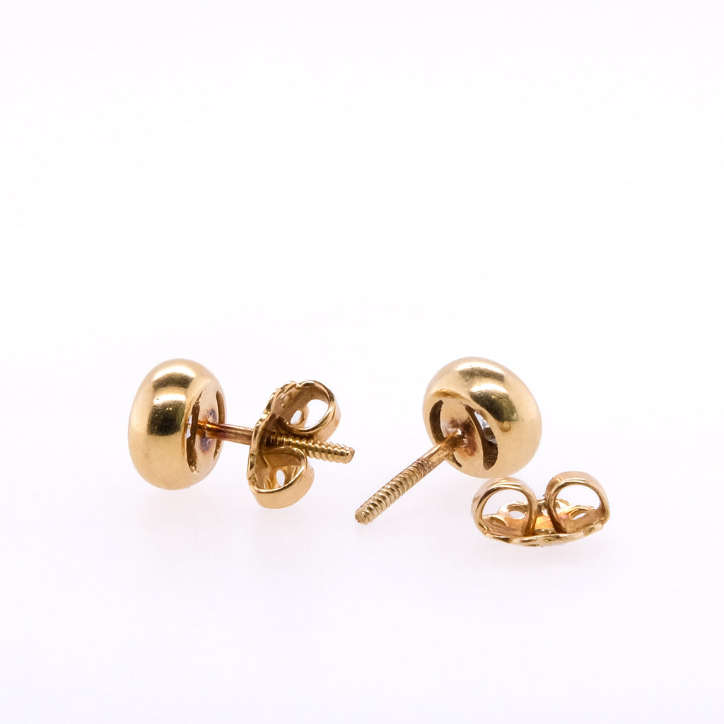 18k Diamond Stud Earrings