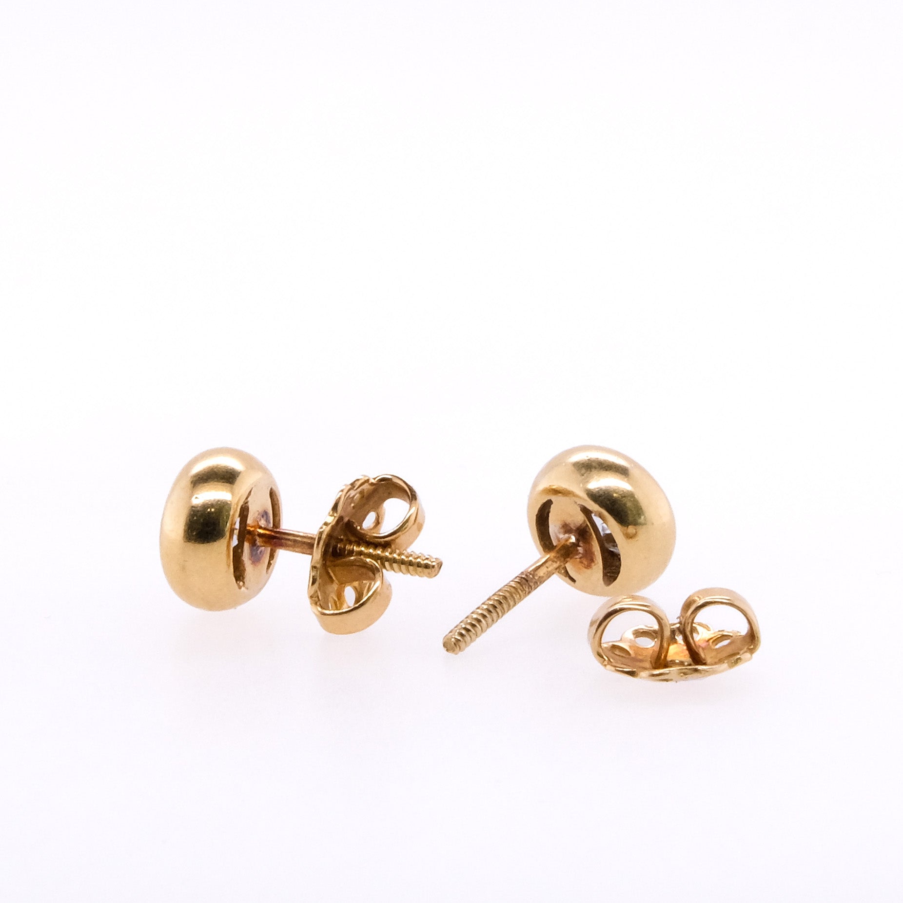 18k Diamond Stud Earrings