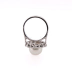 14k Pearl & Diamond Ring