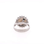 14k Pearl & Diamond Ring