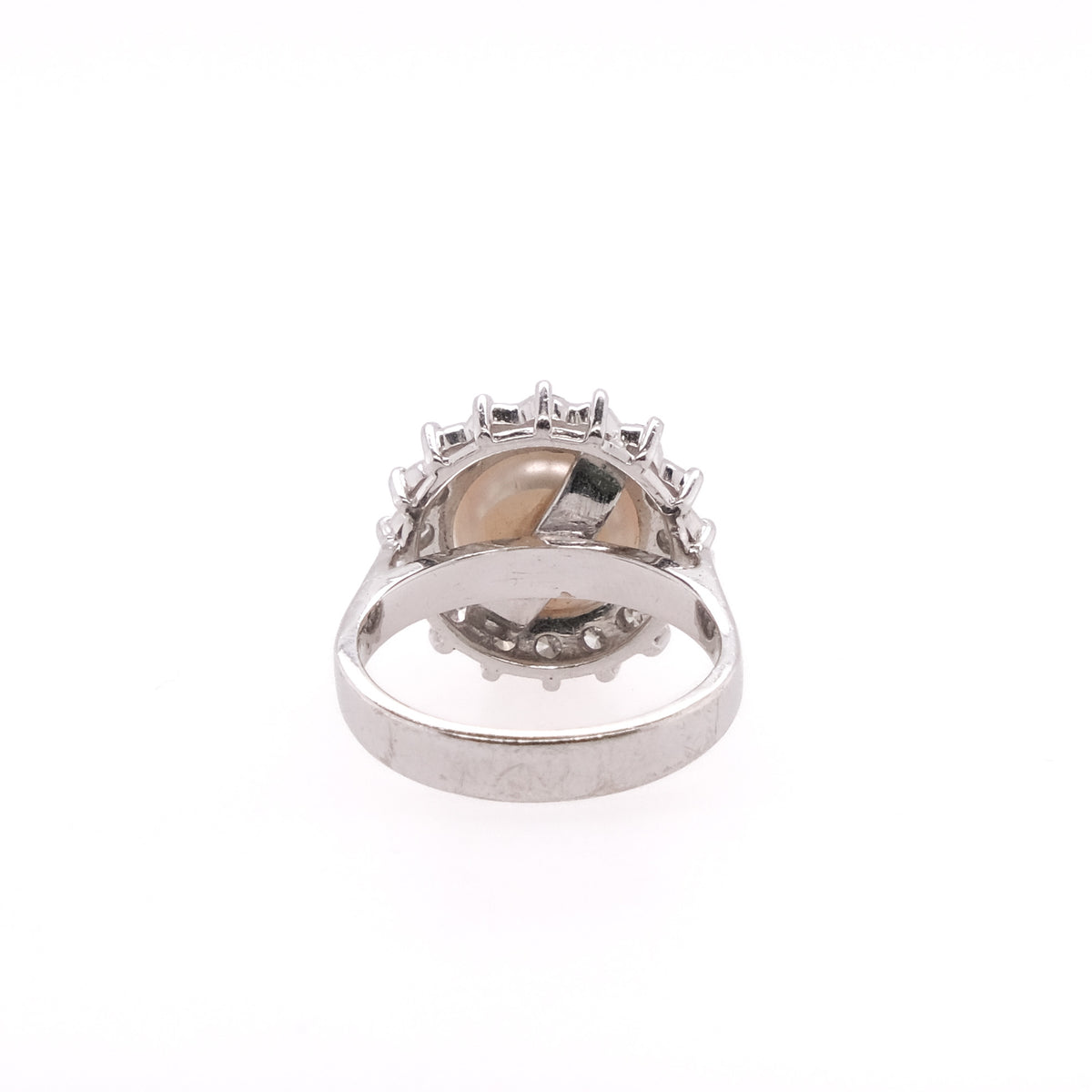 14k Pearl & Diamond Ring