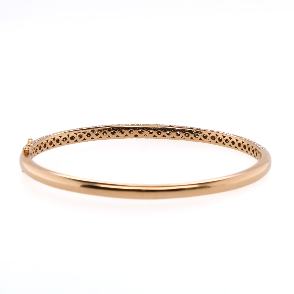 18k Diamond Bangle