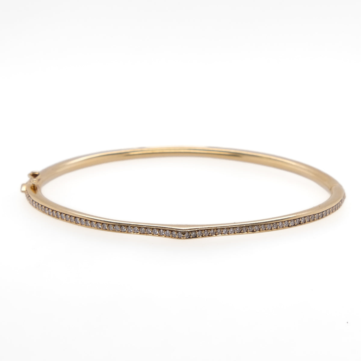 18k Kat Florence Diamond Bangle