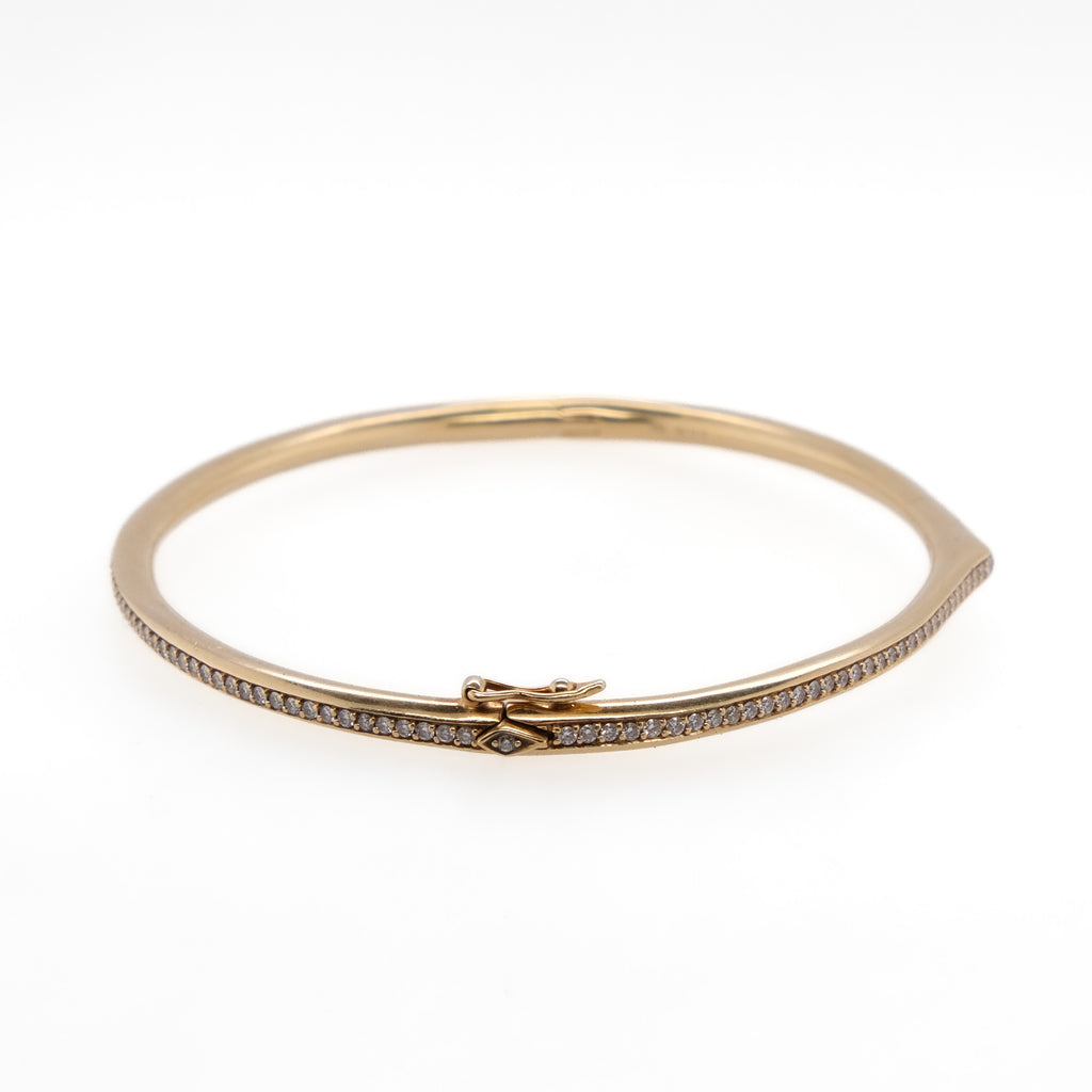 18k Kat Florence Diamond Bangle