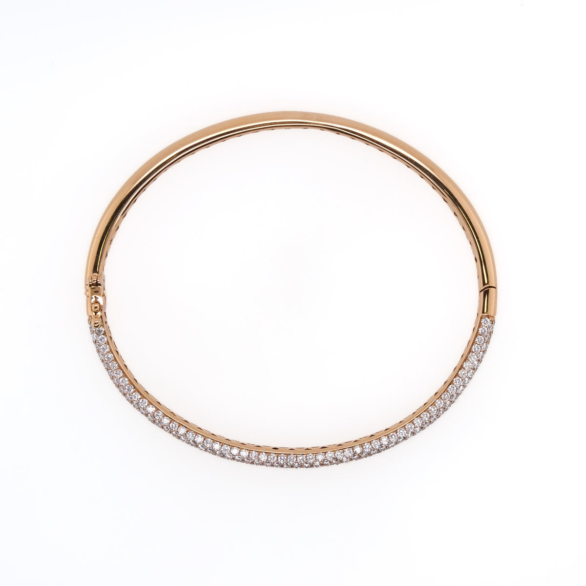 18k Diamond Bangle