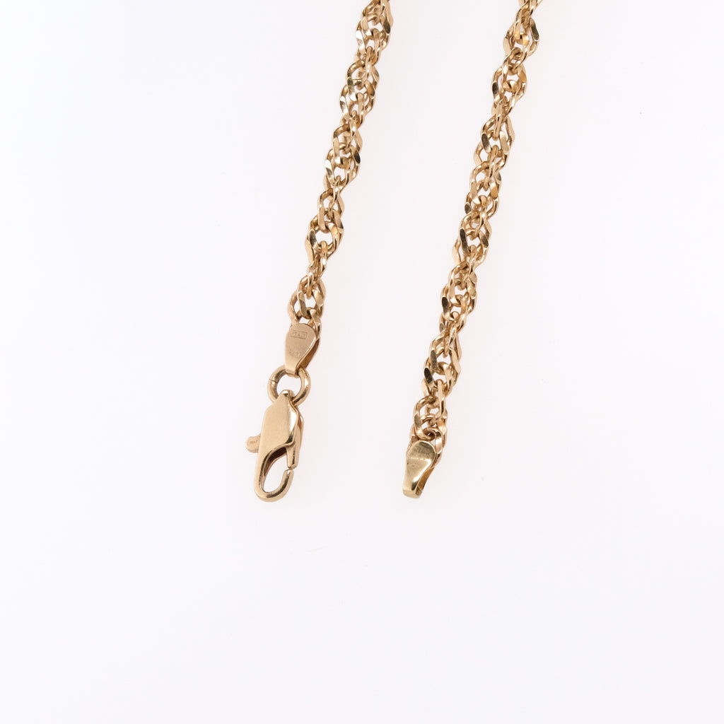 14k Pearl & Diamond Necklace