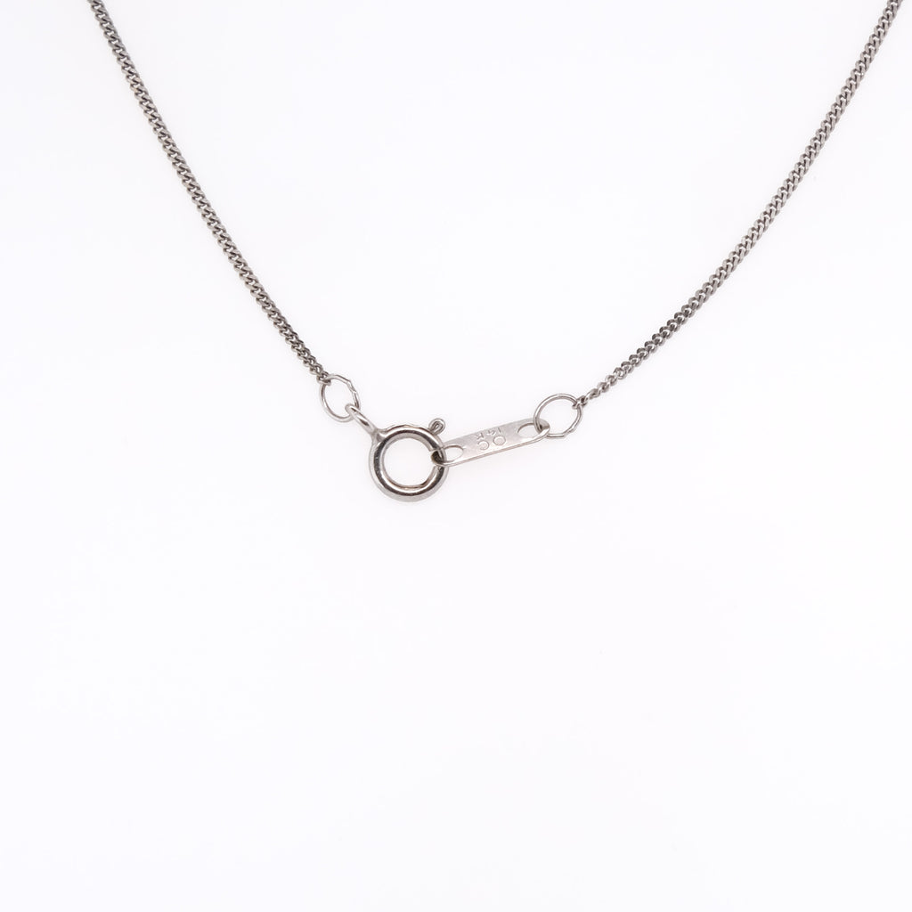 14k Sapphire & Diamond Heart Necklace