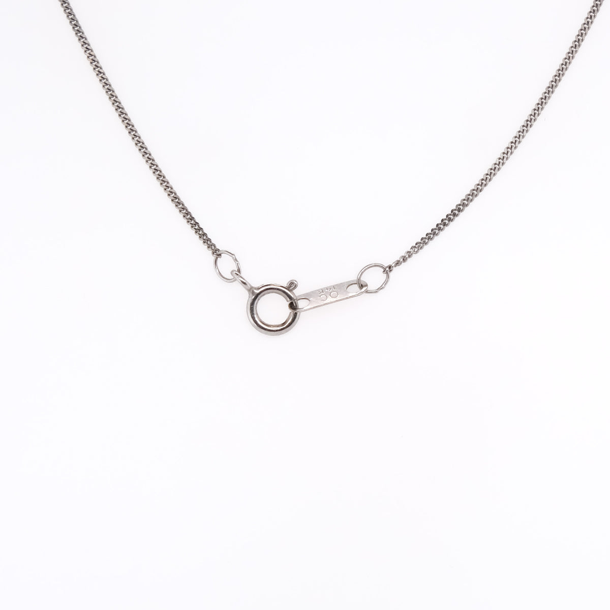14k Sapphire & Diamond Heart Necklace