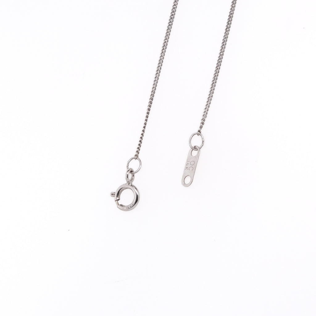 14k Sapphire & Diamond Heart Necklace