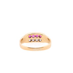 18k Ruby & Diamond Ring with British Hallmarks