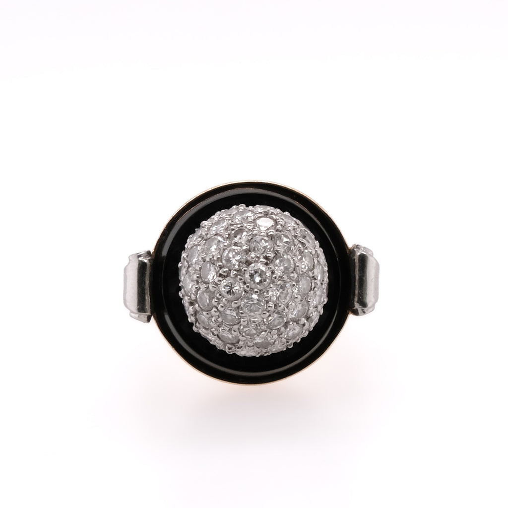 14k Art Deco Diamond Ring