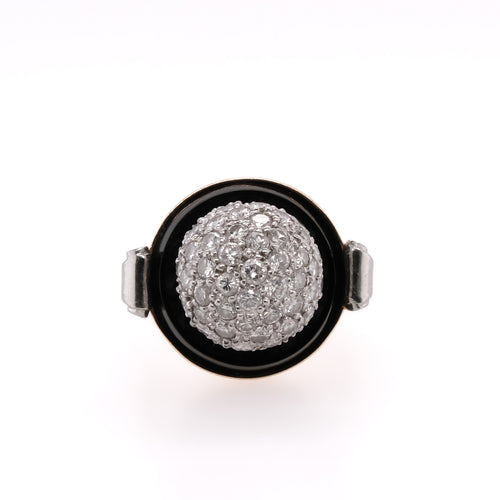 14k Art Deco Diamond Ring