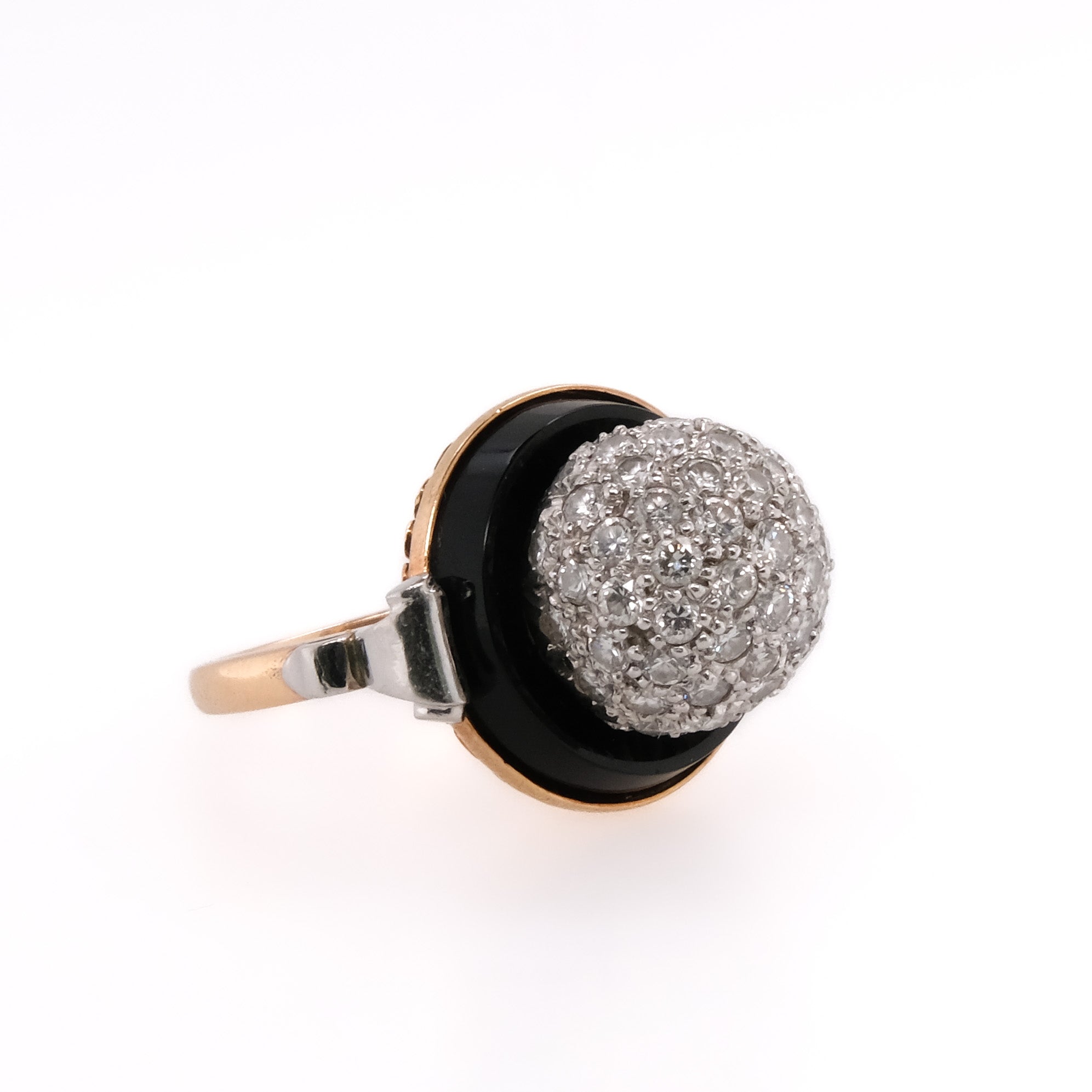 14k Art Deco Diamond Ring