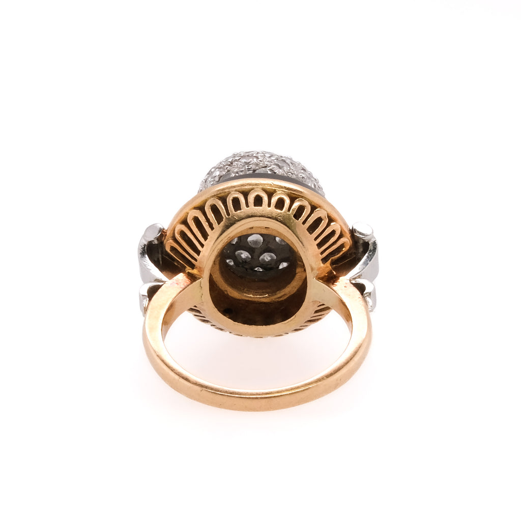 14k Art Deco Diamond Ring
