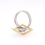 18k Sapphire & Diamond Cocktail Ring
