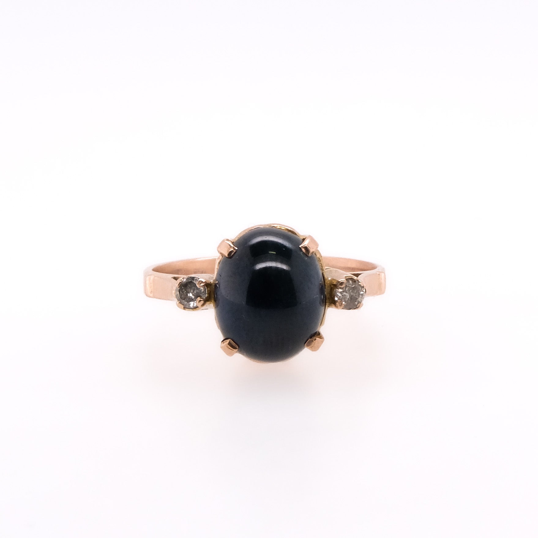 9k Sapphire & Diamond Ring