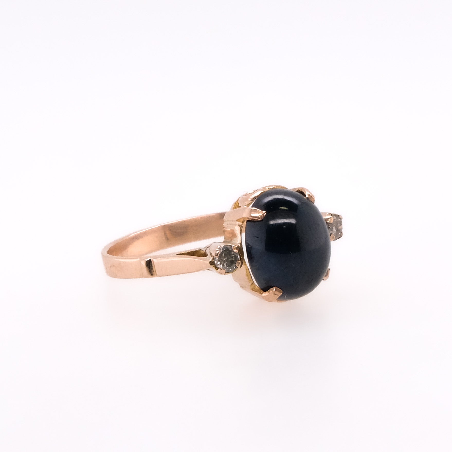 9k Sapphire & Diamond Ring