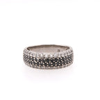 14k Diamond & Black Diamond Ring