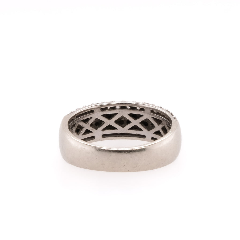 14k Diamond & Black Diamond Ring