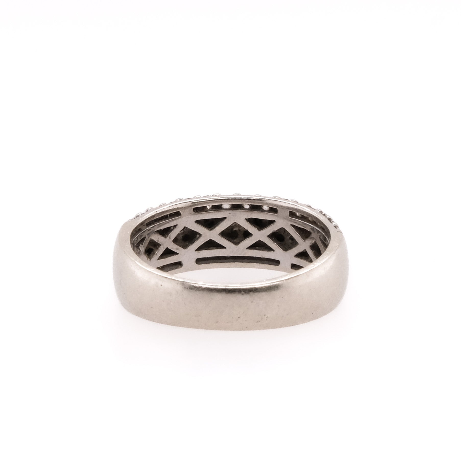 14k Diamond & Black Diamond Ring