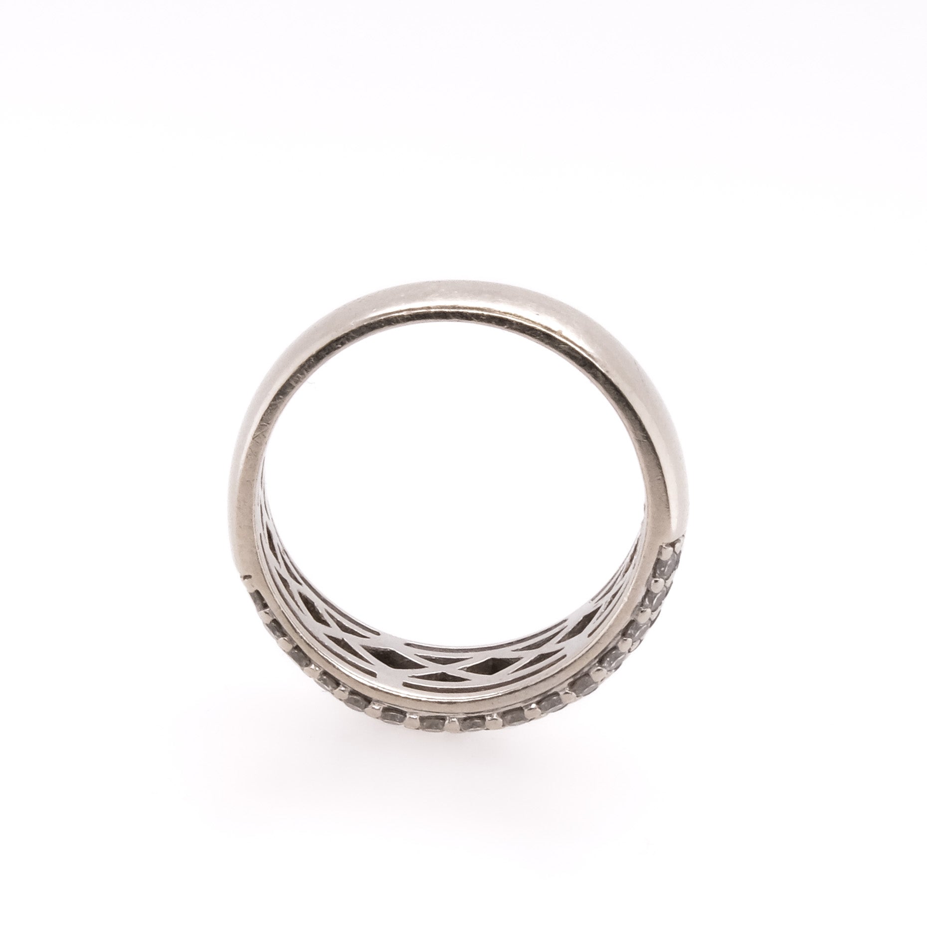 14k Diamond & Black Diamond Ring