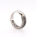 14k Diamond & Black Diamond Ring