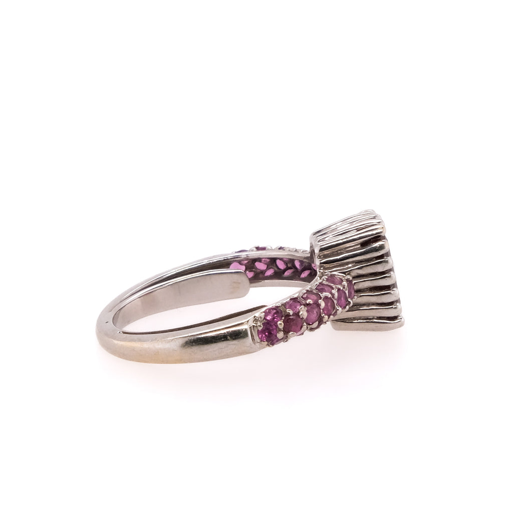14k Garnet & Pink Sapphire Ring