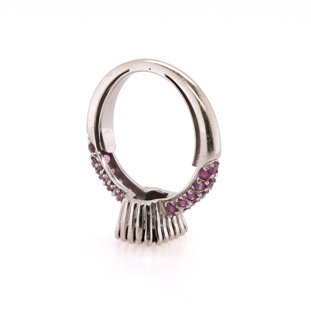 14k Garnet & Pink Sapphire Ring