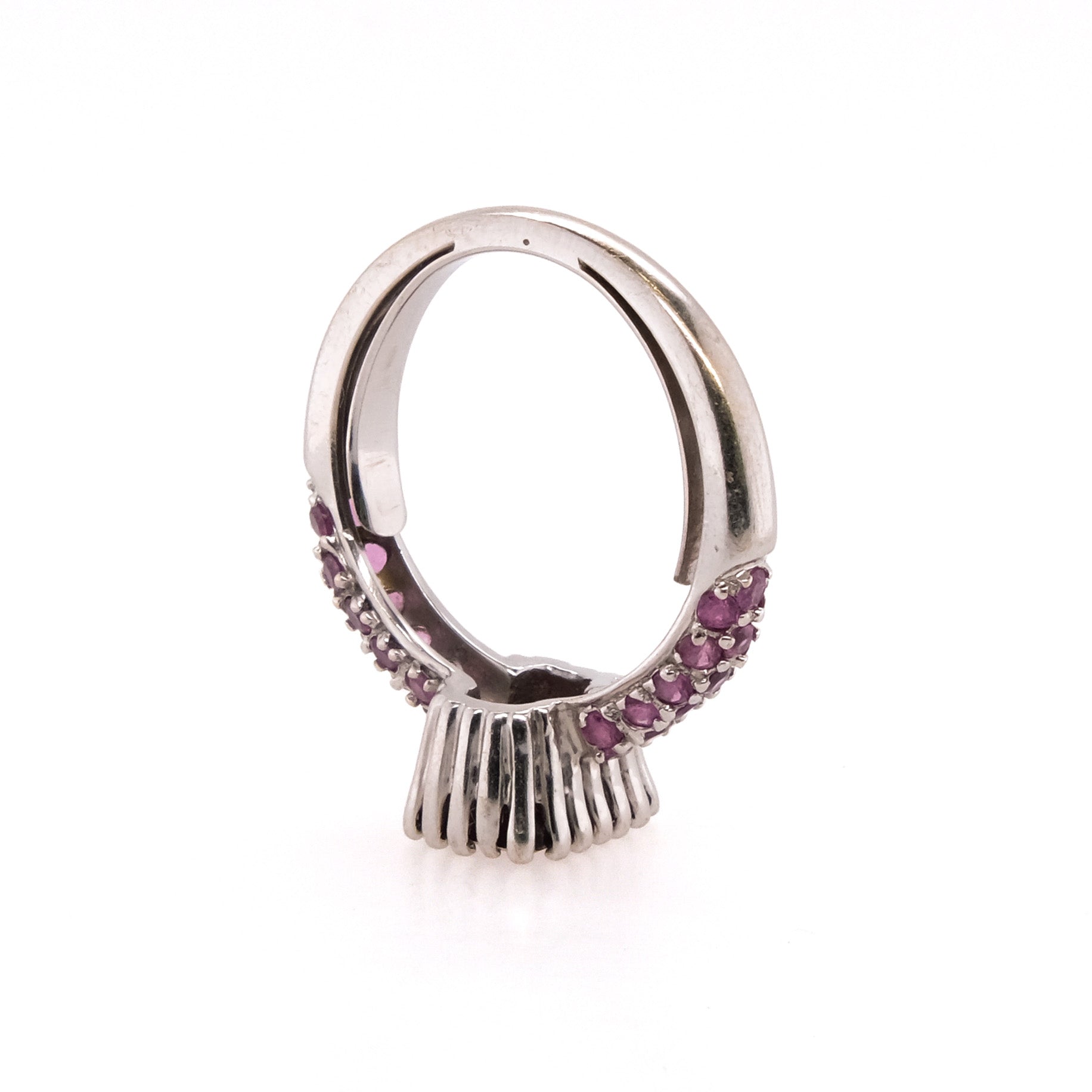 14k Garnet & Pink Sapphire Ring