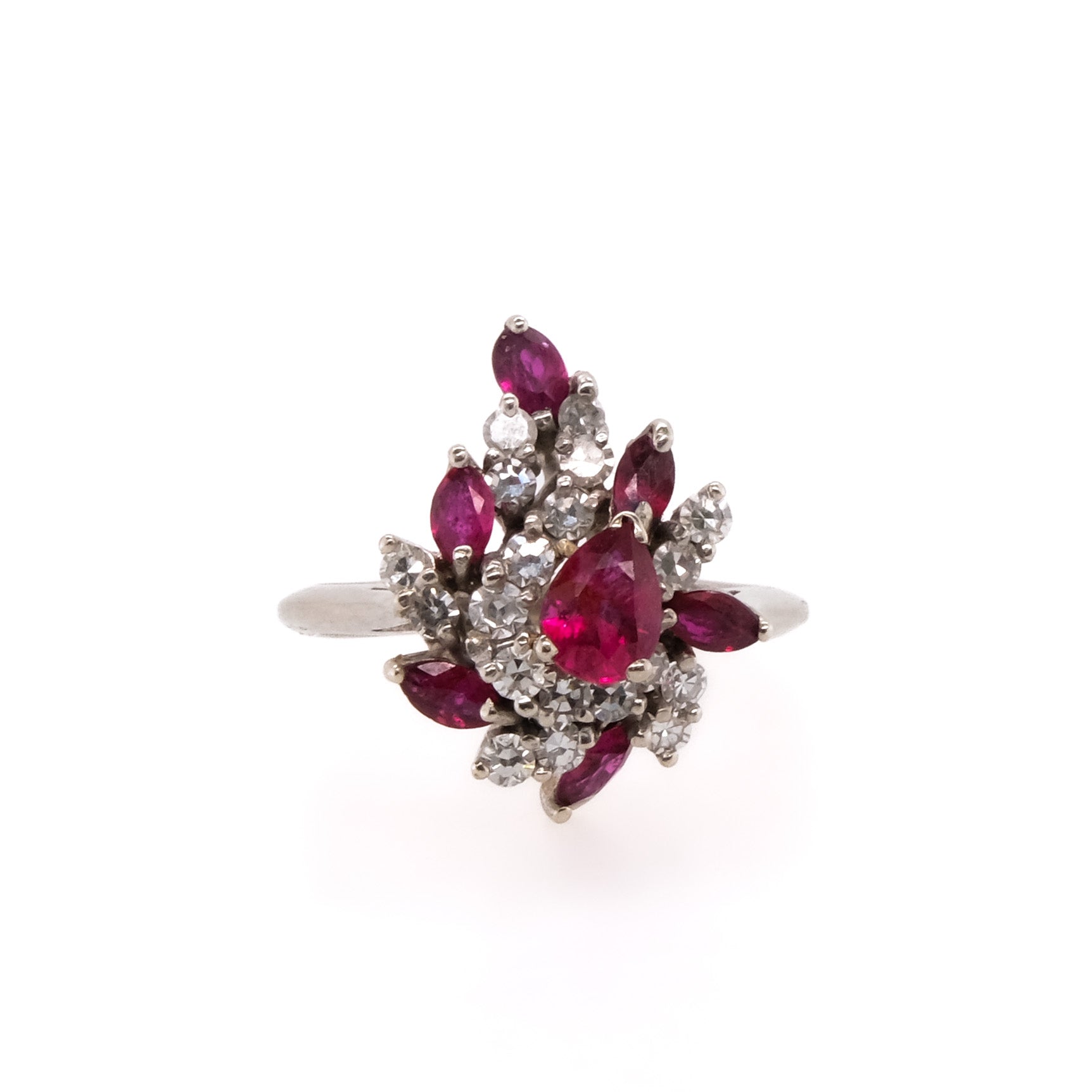 14k Ruby & Diamond Ring
